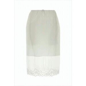 Cecilie Bahnsen Delicate Midi Skirt With Floral Embroidery - NWT